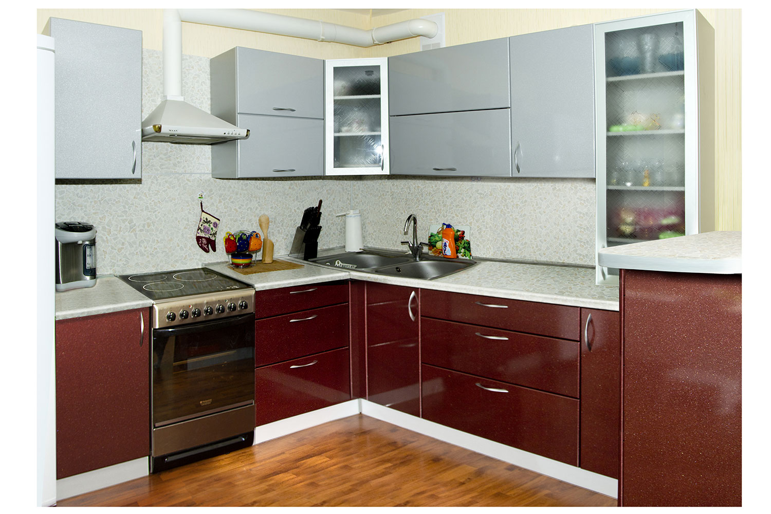 Онлайн Мебель: Фото дизайн угловой кухонный гарнитур